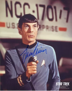 Leonard Nimoy autograph