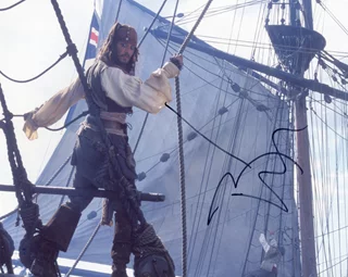 Johnny Depp autograph