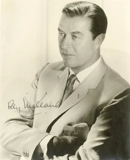 Ray Milland autograph