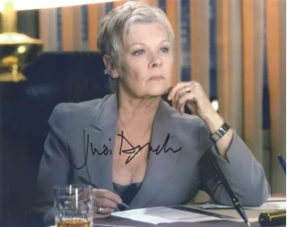 Judi Dench autograph