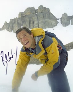 Bear Grylls autograph