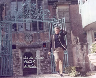Patrick McGoohan autograph