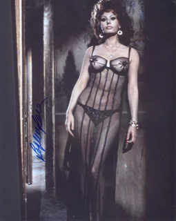 Sophia Loren autograph