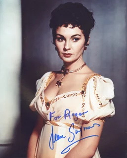 Jean Simmons autograph