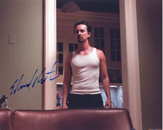 Edward Norton autograph