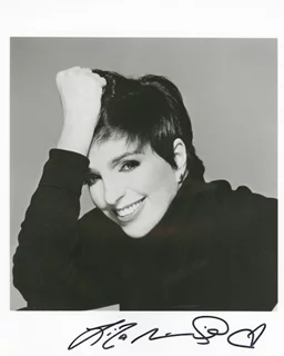 Liza Minnelli autograph