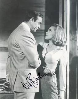 Honor Blackman autograph