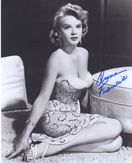 Anne Francis autograph