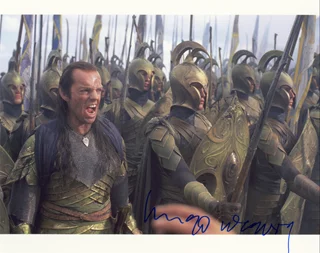 Hugo Weaving autograph