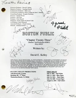 Boston Public autograph