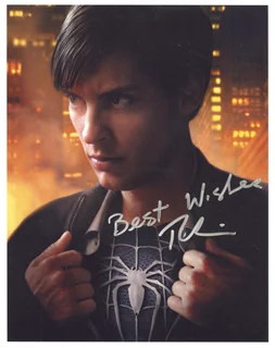 Tobey Maguire autograph