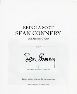 Sean Connery autograph