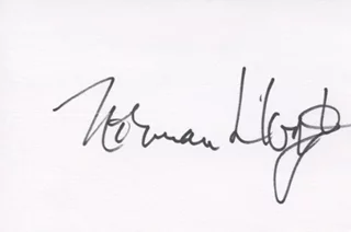 Norman Lloyd autograph