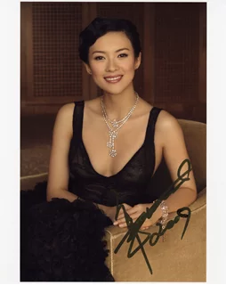 Ziyi Zhang autograph