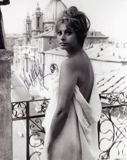 Sophia Loren autograph