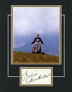 Julie Andrews autograph