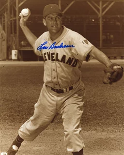 Lou Boudreau autograph