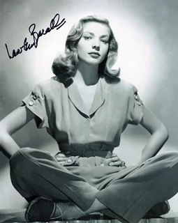 Lauren Bacall autograph