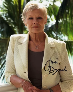 Judi Dench autograph