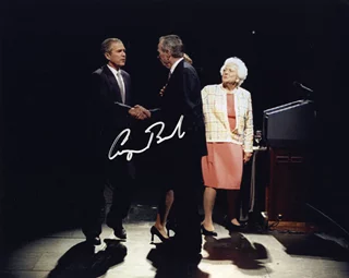 George Bush autograph