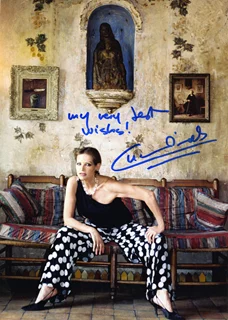 Claudia Cardinale autograph