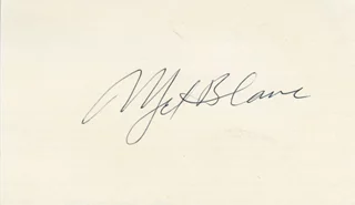 Mel Blanc autograph