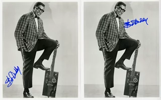 Bo Diddley autograph