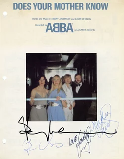 Abba autograph