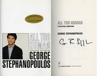 George Stephanopoulos autograph