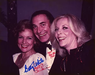 Barbara Bain and Martin Landau autograph