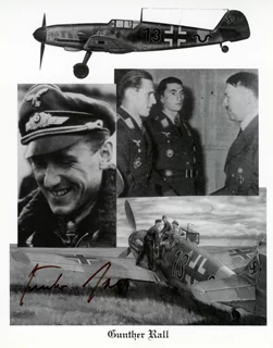 Gunther Rall autograph