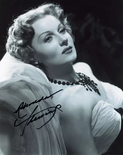 Rhonda Fleming autograph