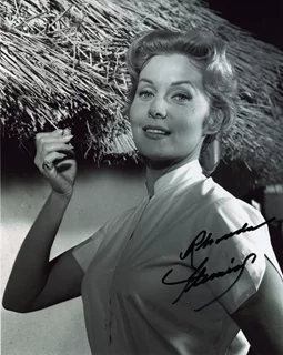 Rhonda Fleming autograph