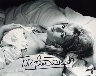 Brigitte Bardot autograph
