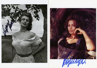Sophia Loren autograph
