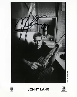Jonny Lang autograph