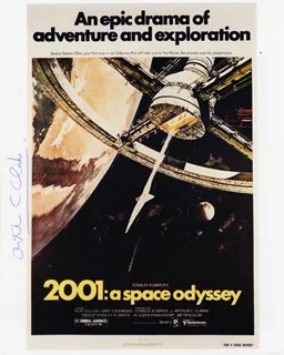 Arthur C. Clarke autograph