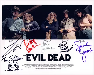 The Evil Dead autograph