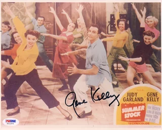Gene Kelly autograph