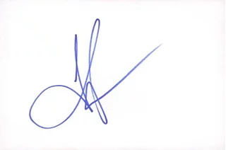 Anna Demidova autograph