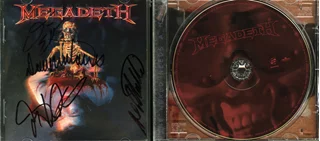 Megadeth autograph