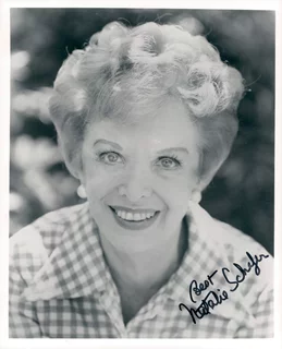Natalie Schafer autograph