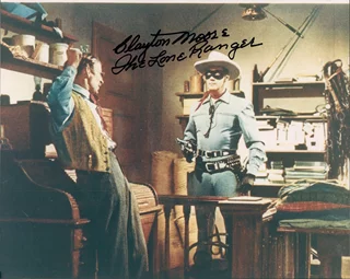 Clayton Moore autograph