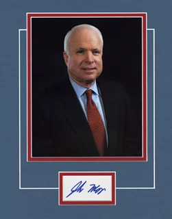 John McCain autograph