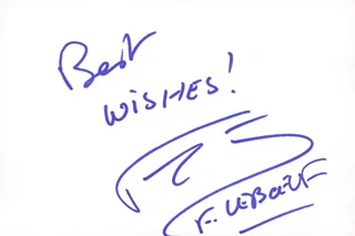 Frank Leboeuf autograph