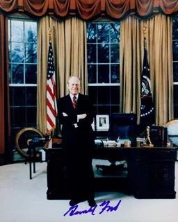 Gerald Ford autograph