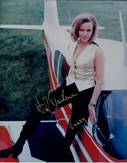 Honor Blackman autograph