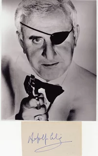 Adolfo Celi autograph