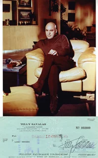 Telly Savalas autograph