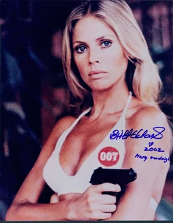 Britt Ekland autograph